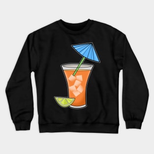 Cocktail Ice Lemon Crewneck Sweatshirt